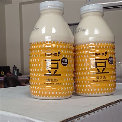 【好好吃飯 八分飽】低糖黃豆奶(11/22現場取貨，花蓮小農友自製，每瓶40元，一箱24瓶900元)  
